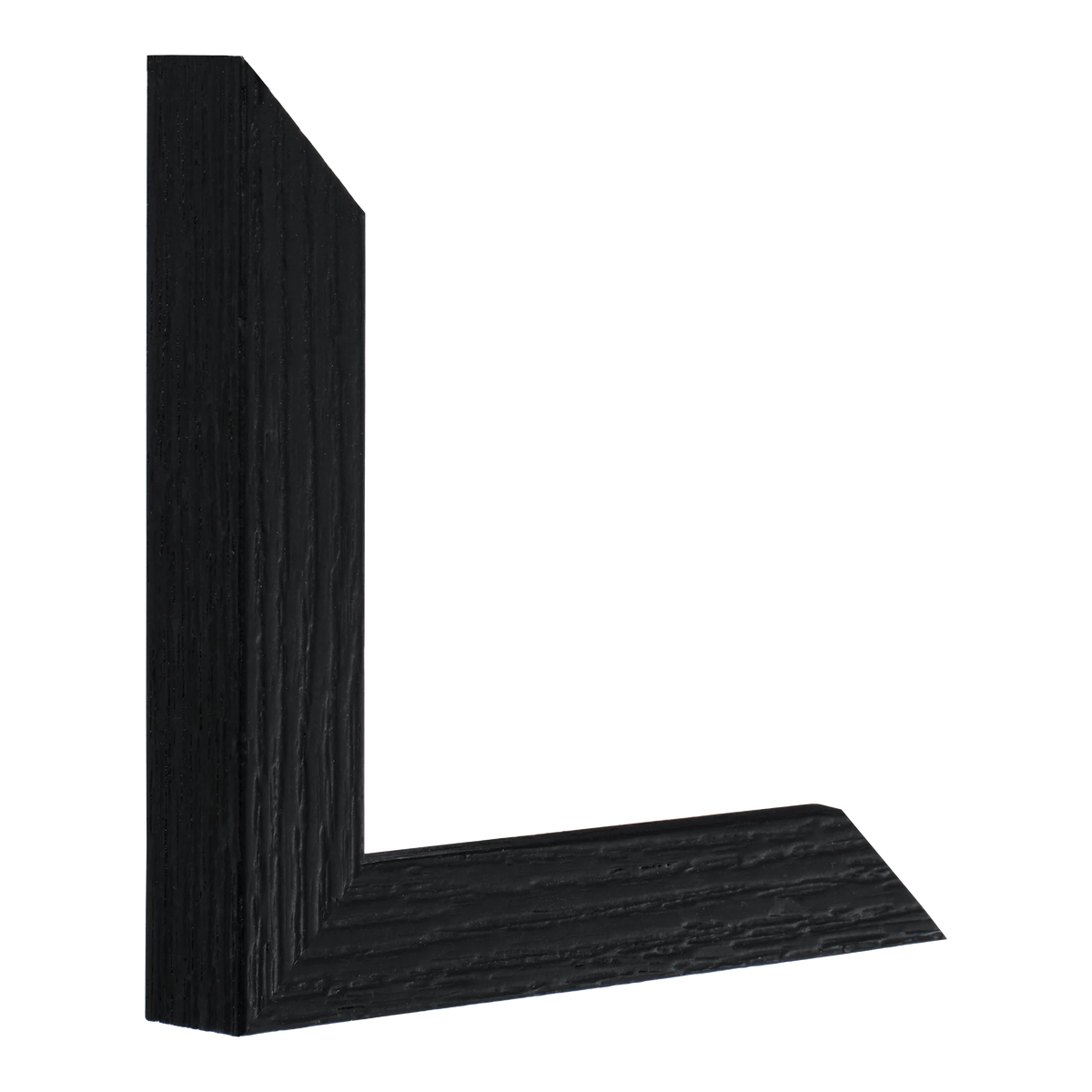 Linear I in black picture frame