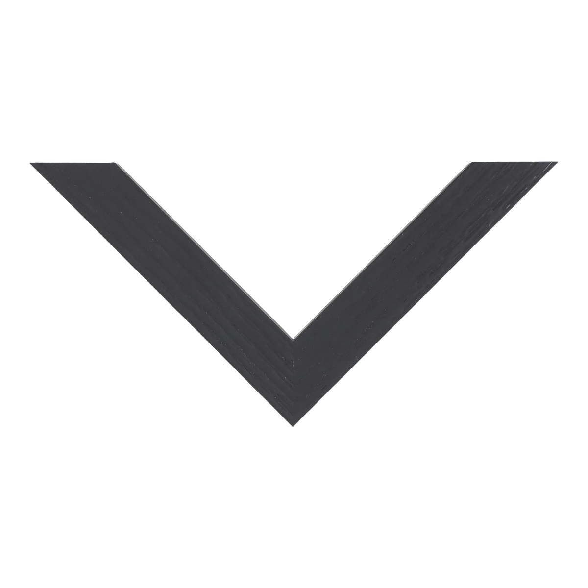 Top view of Linear I picture frame in black