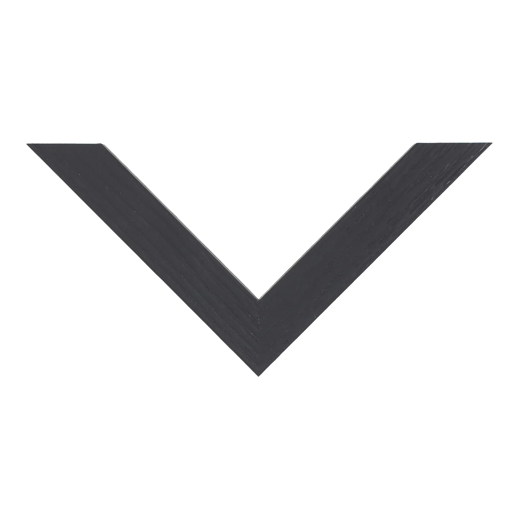 Top view of Linear I picture frame in black