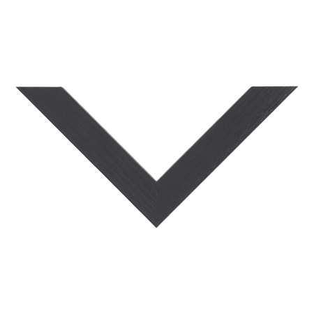 Top view of Linear I picture frame in black