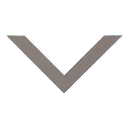 Top view of Linear I picture frame in grey