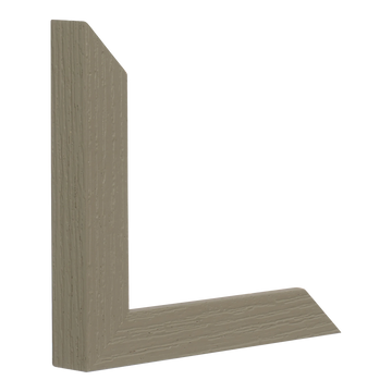 Vertical view of linear i grey picture frame sample