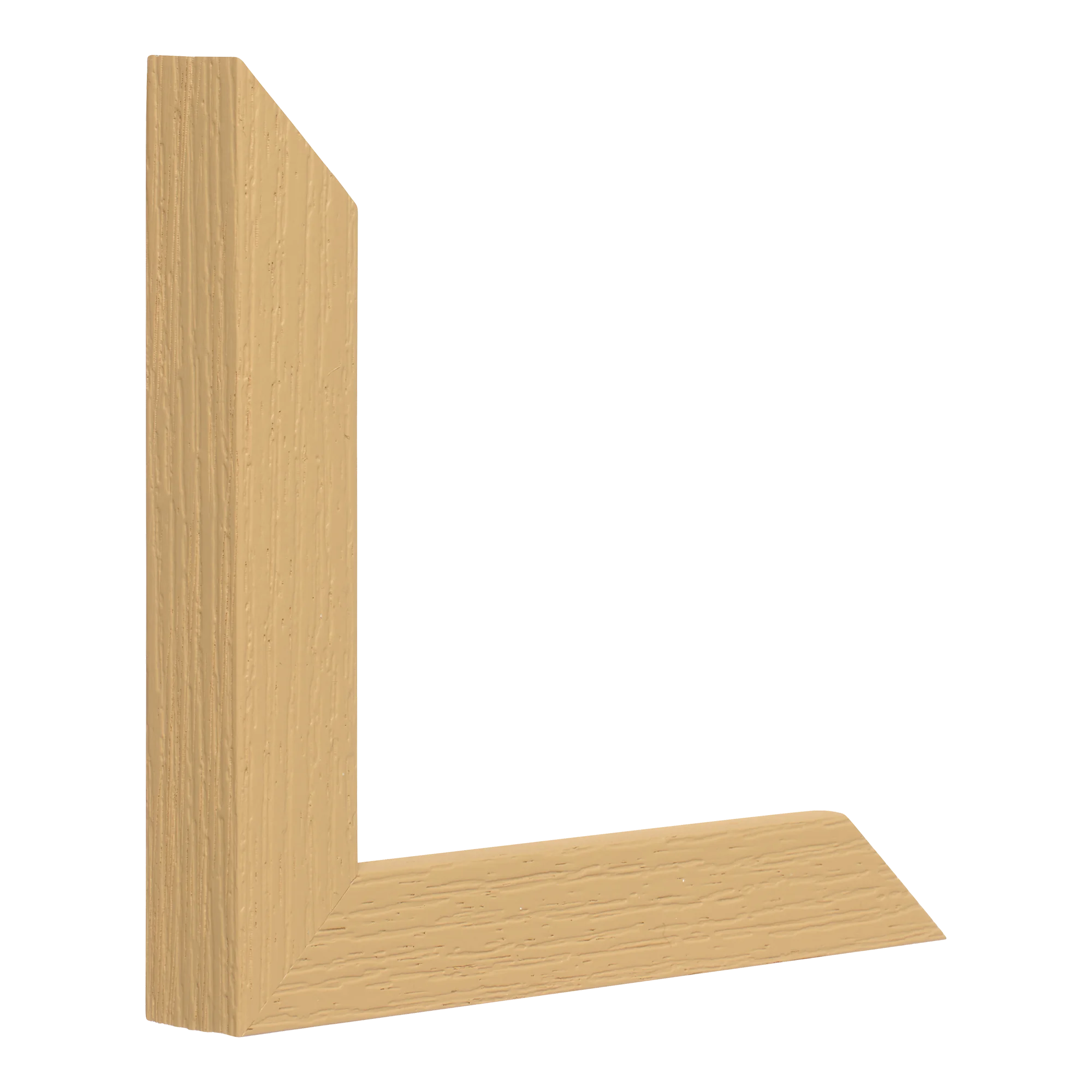 Linear I in oak picture frame