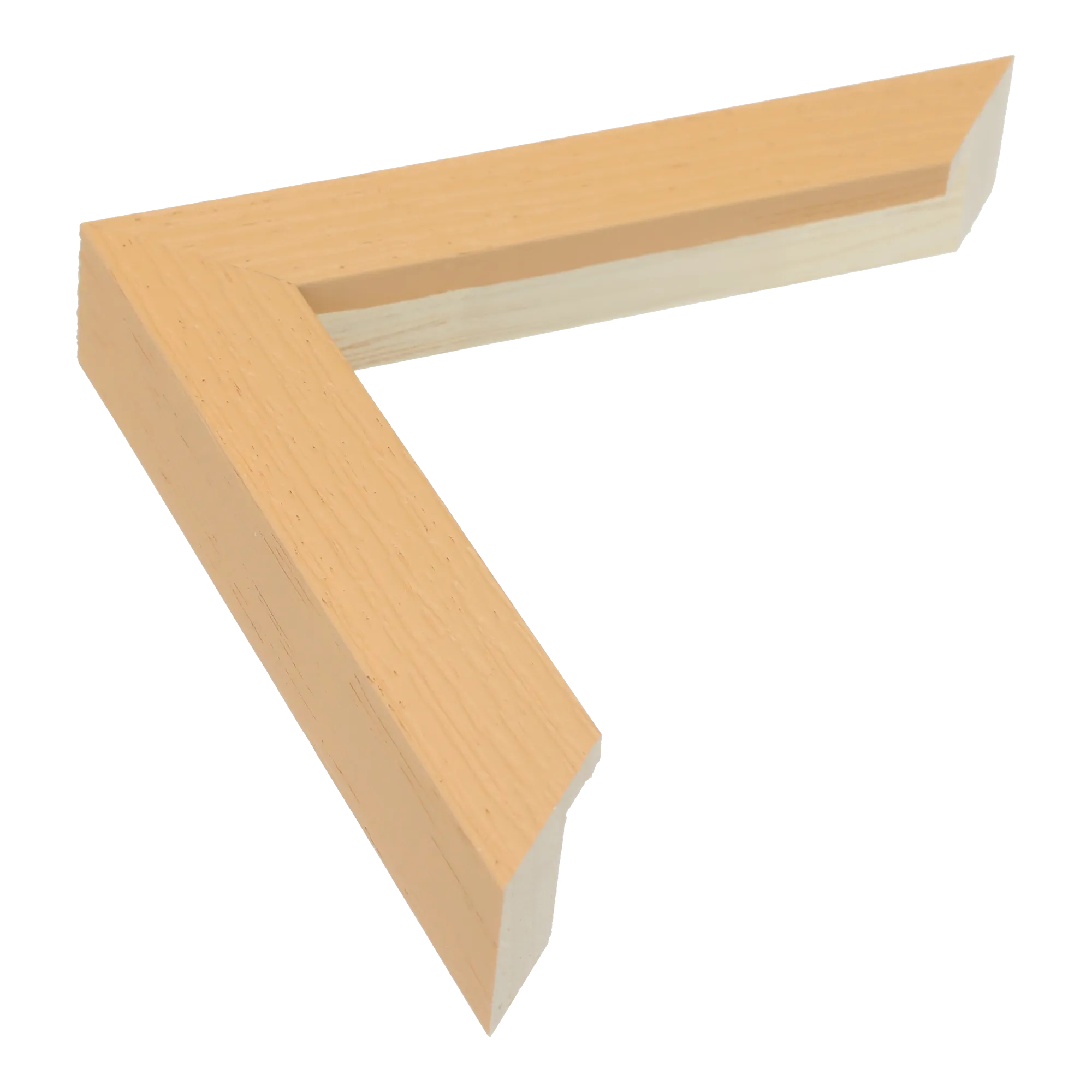 Linear I in oak picture frame