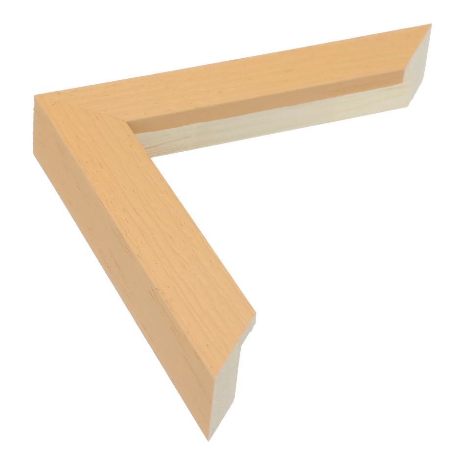 Linear I in oak picture frame