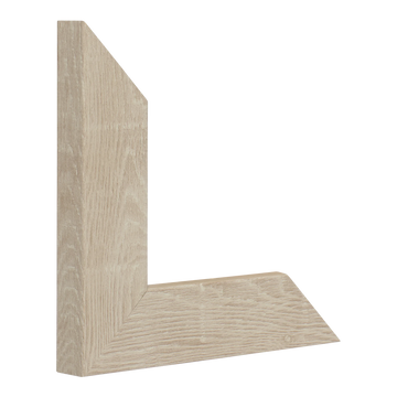Vertical view of metro almond picture frame sample