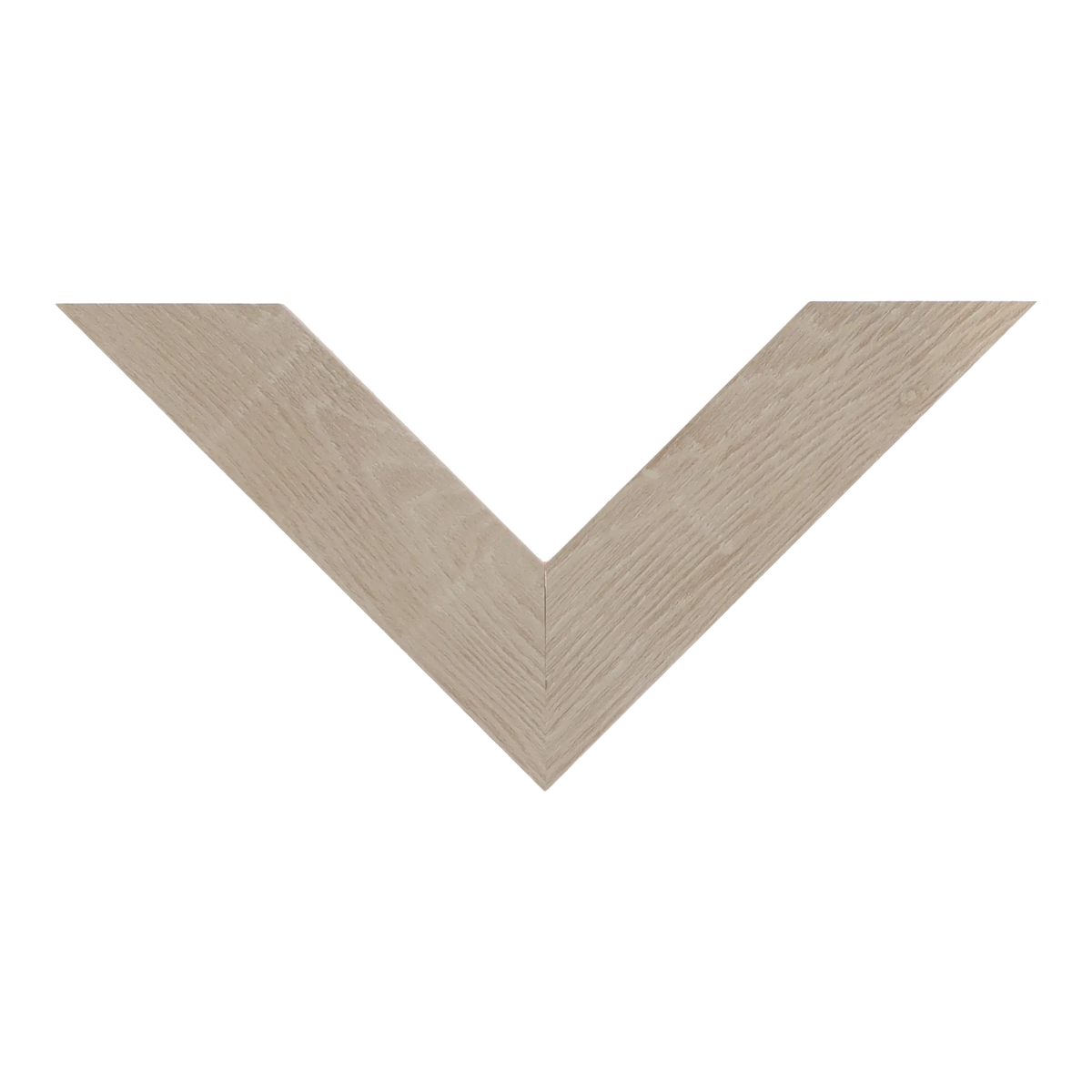 Top view of Metro picture frame in almond