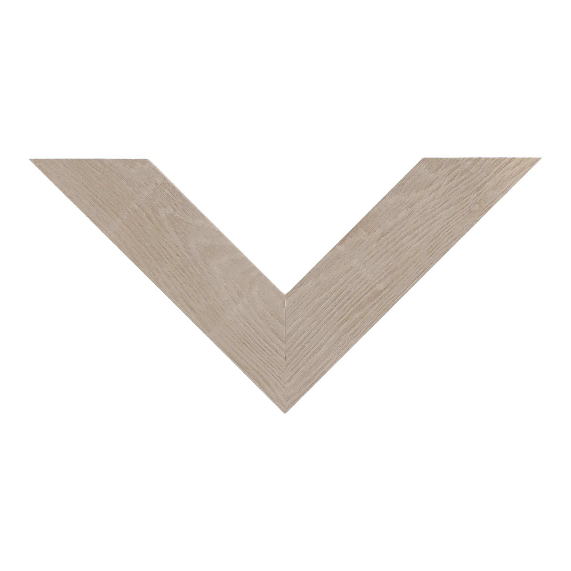 Top view of Metro picture frame in almond