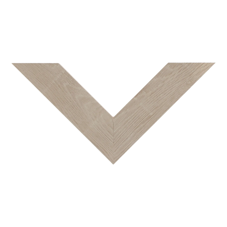 Top view of Metro picture frame in almond