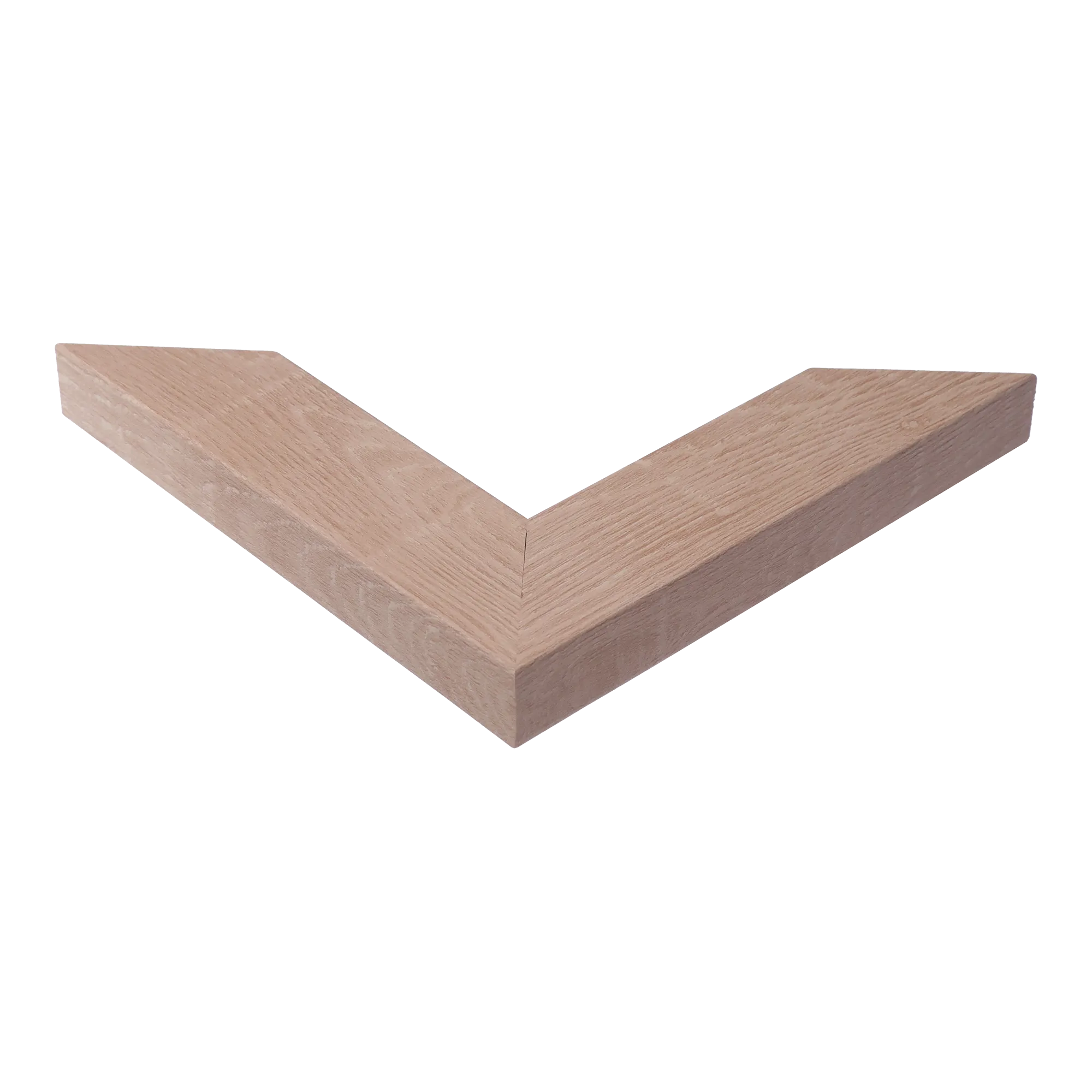 Corner view of Metro in almond picture frame