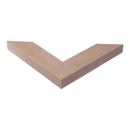 Corner view of Metro in almond picture frame