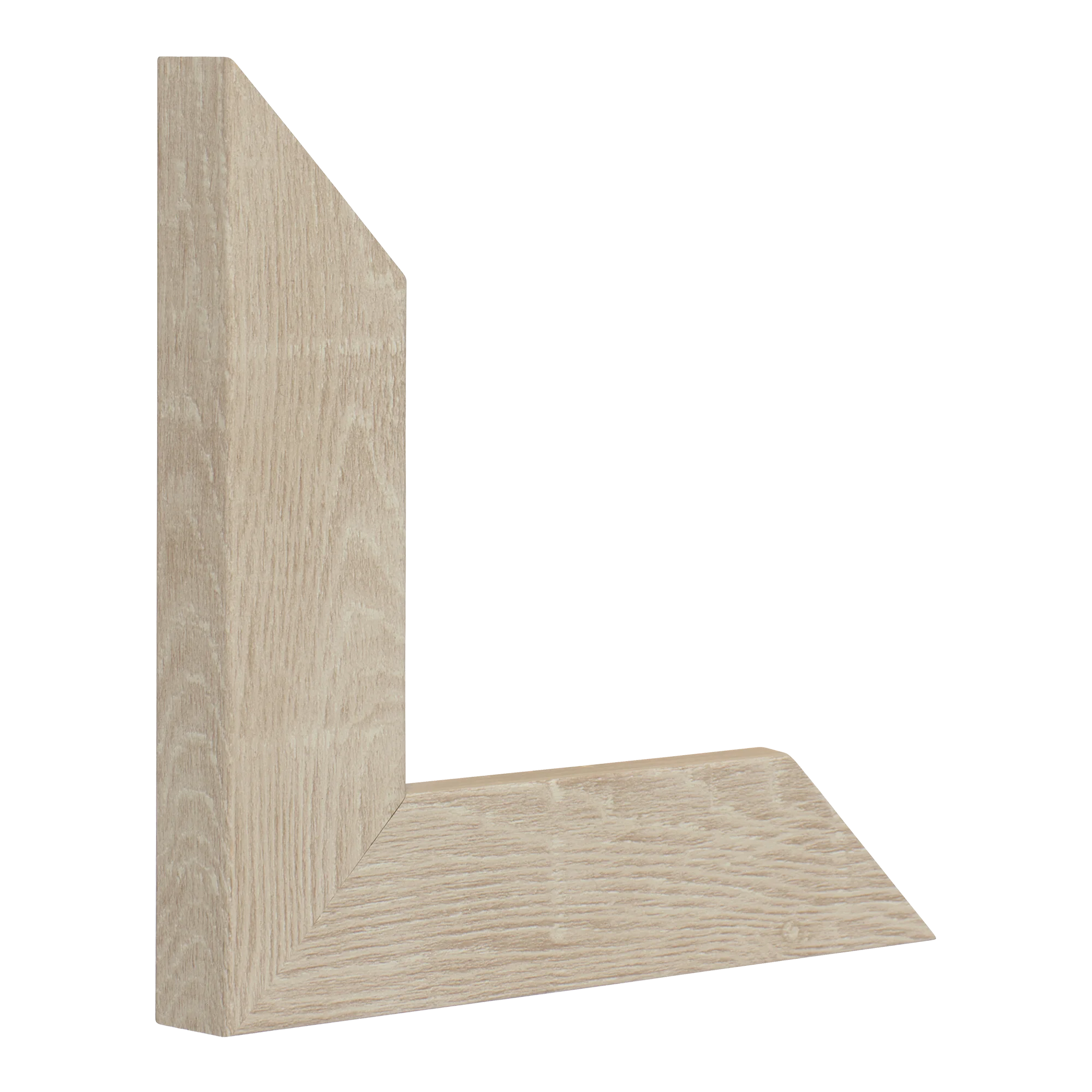 Vertical view of metro almond picture frame