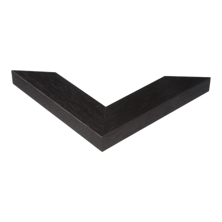 Corner view of Metro in black grain picture frame