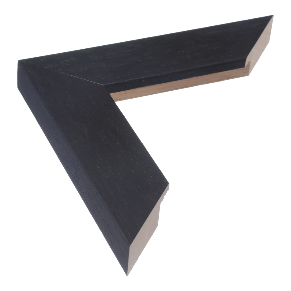 Metro in black grain picture frame