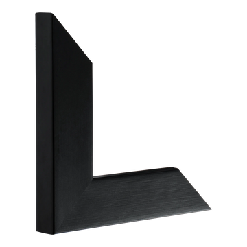 Vertical view of metro black picture frame sample