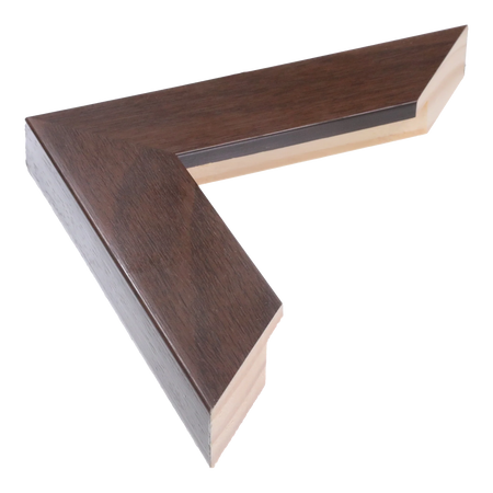 Metro in brown picture frame