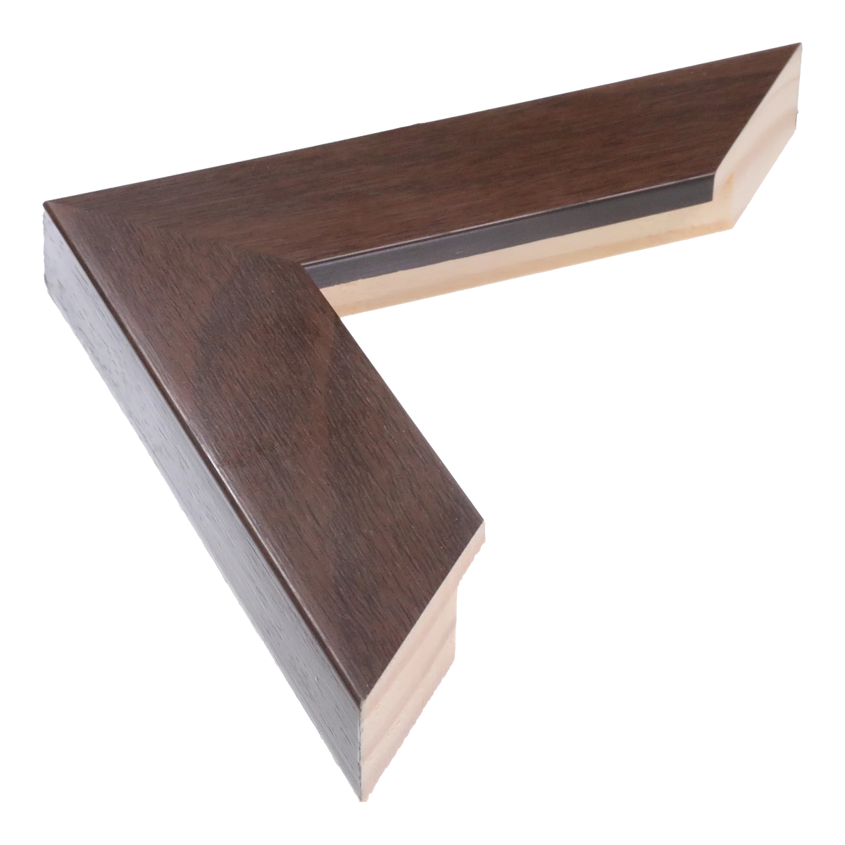 Metro in brown picture frame