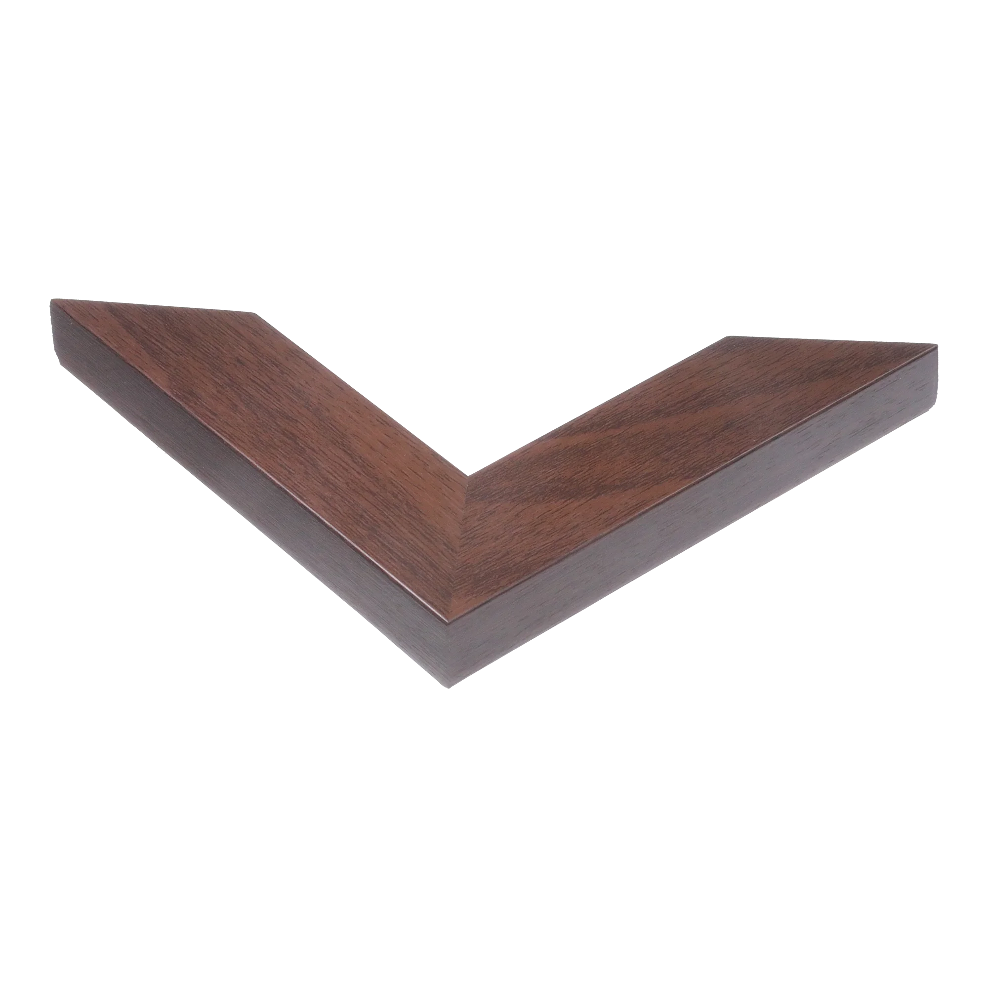 Corner view of Metro in brown picture frame