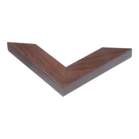 Corner view of Metro in brown picture frame