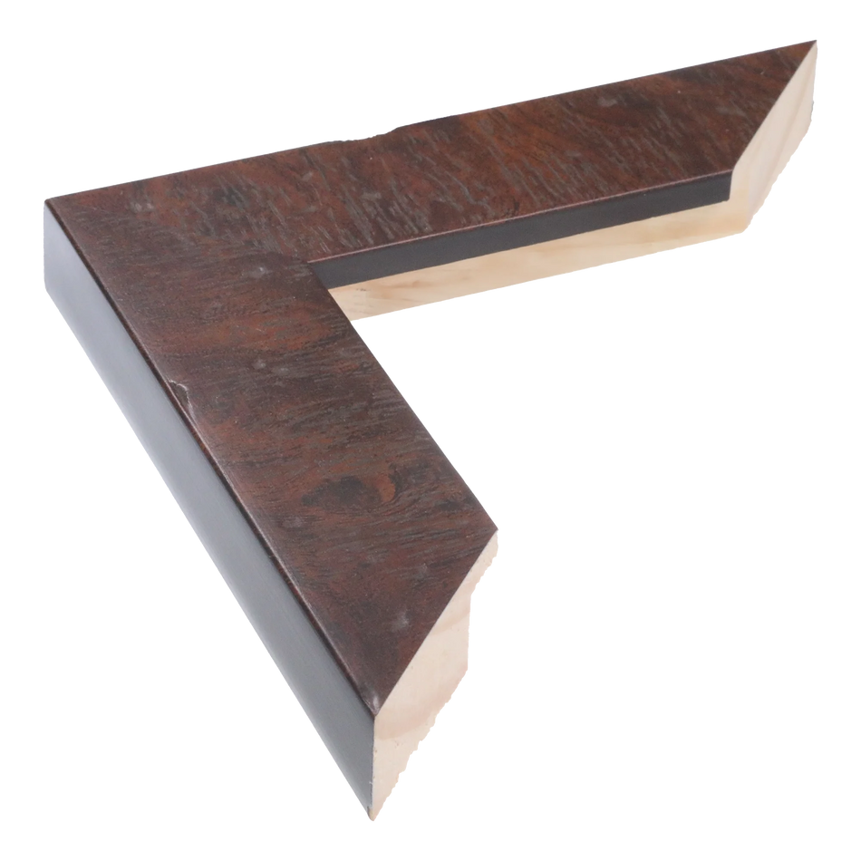 Metro in burl picture frame