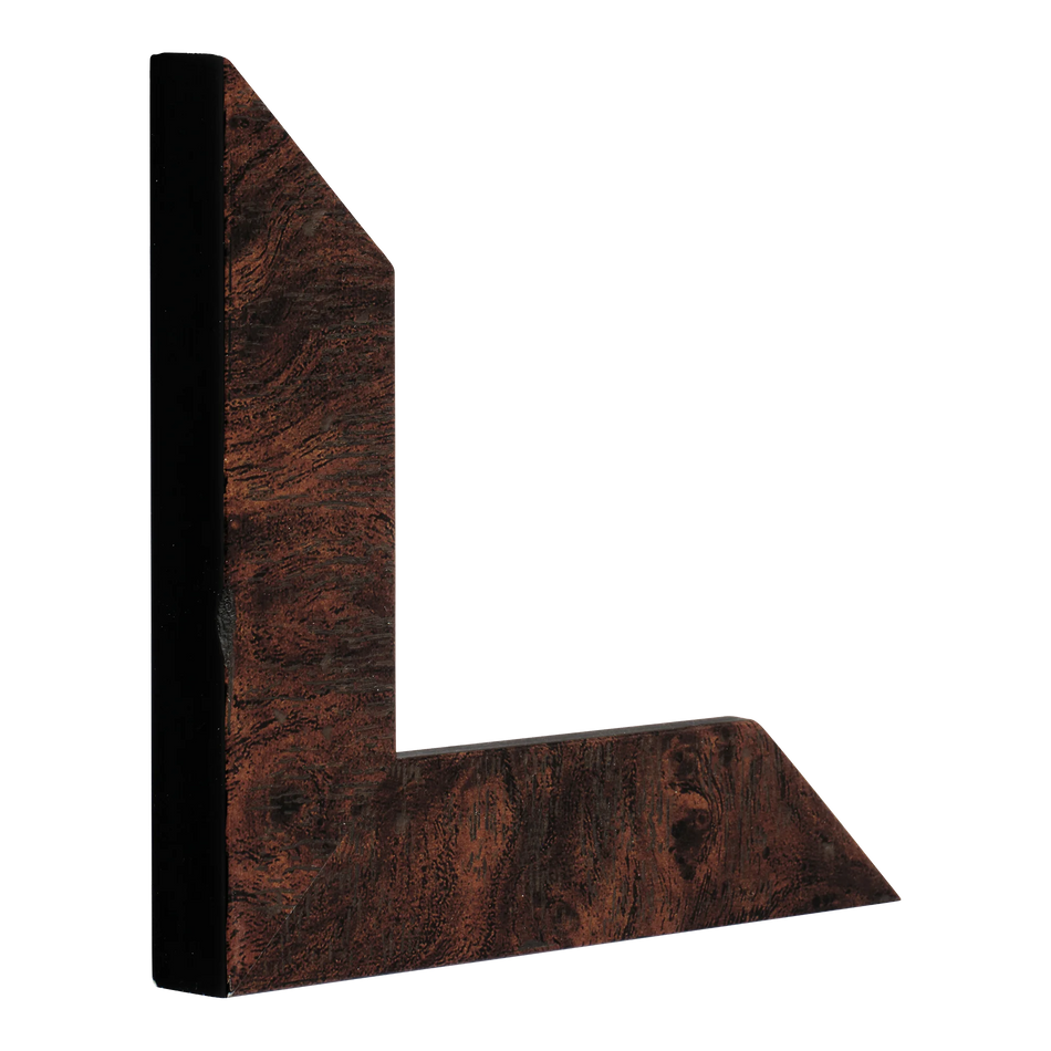 Vertical view of metro burl picture frame