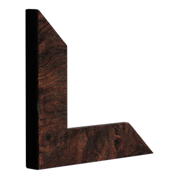 Vertical view of metro burl picture frame