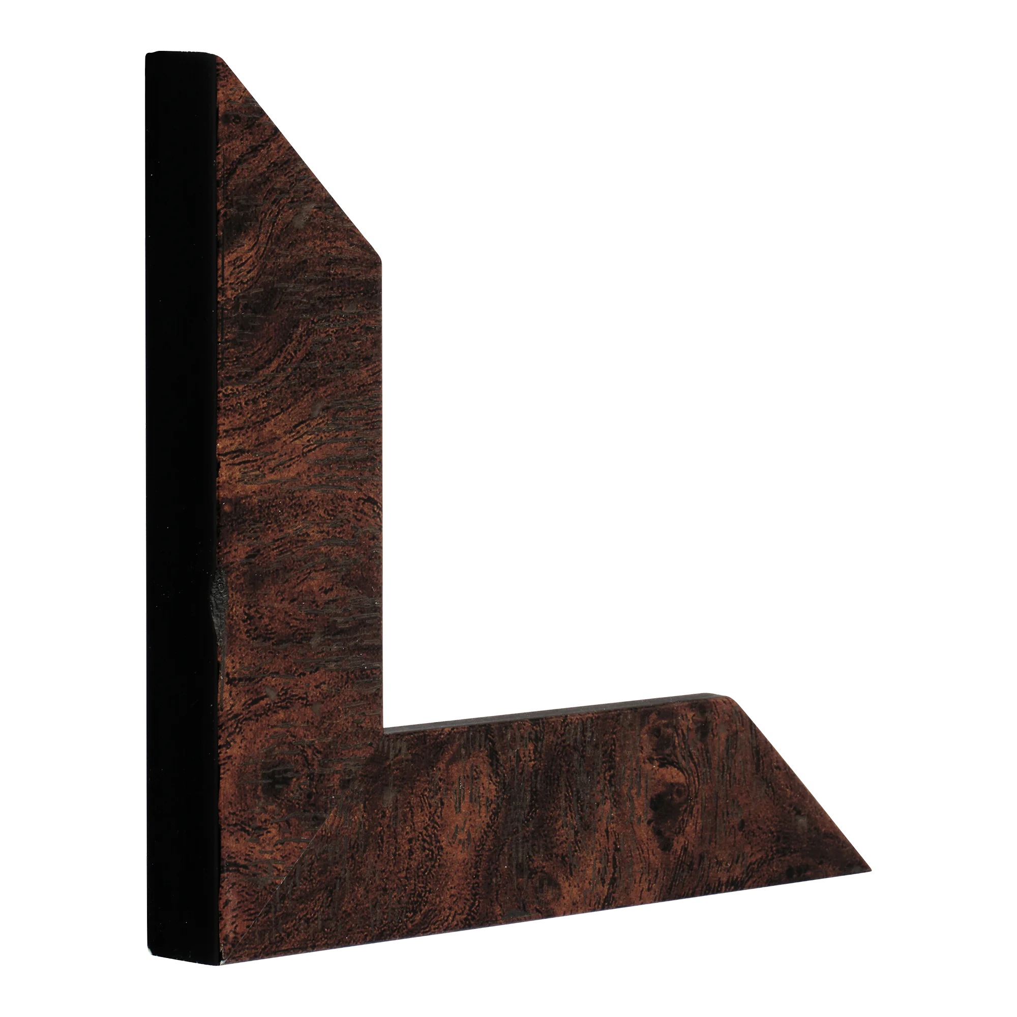 Vertical view of metro burl picture frame