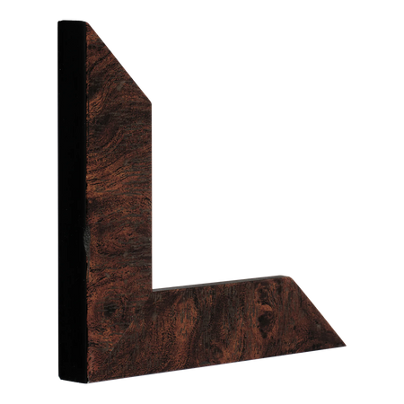 Vertical view of metro burl picture frame