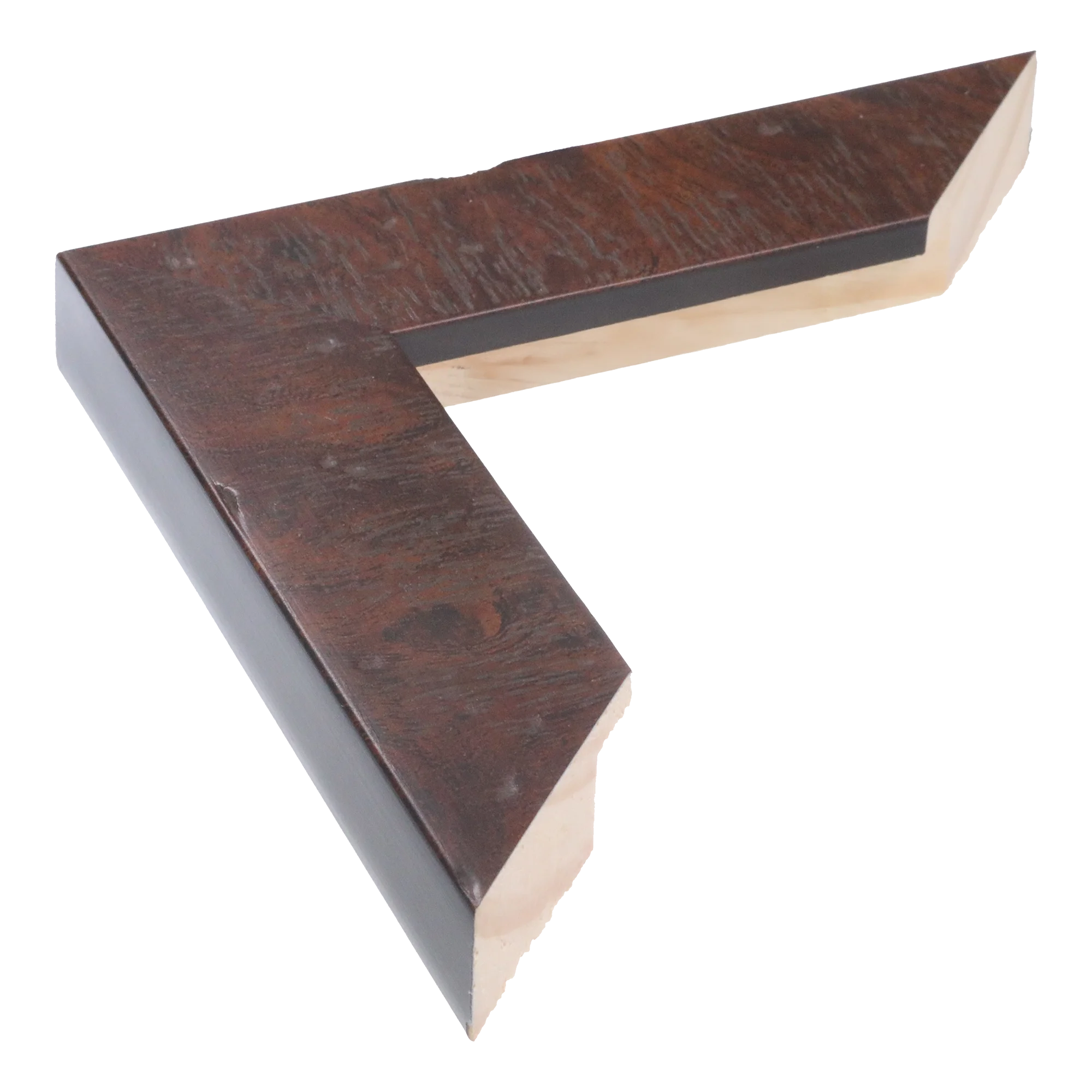 Metro in burl picture frame