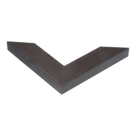 Corner view of Metro in chocolate picture frame