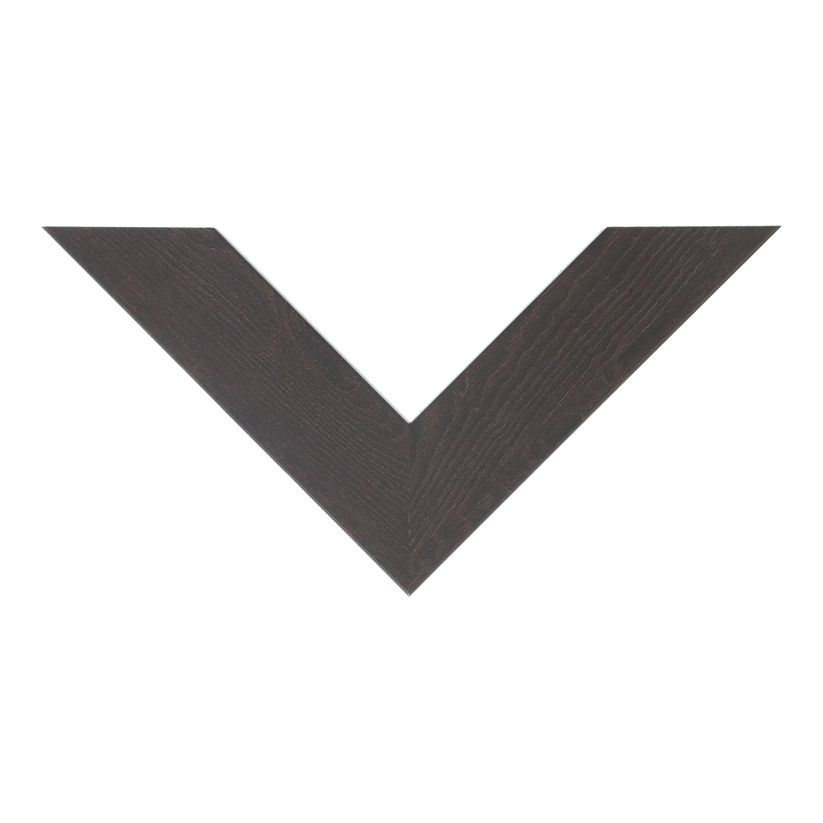 Top view of Metro picture frame in chocolate