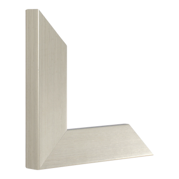 Vertical view of metro champagne picture frame sample
