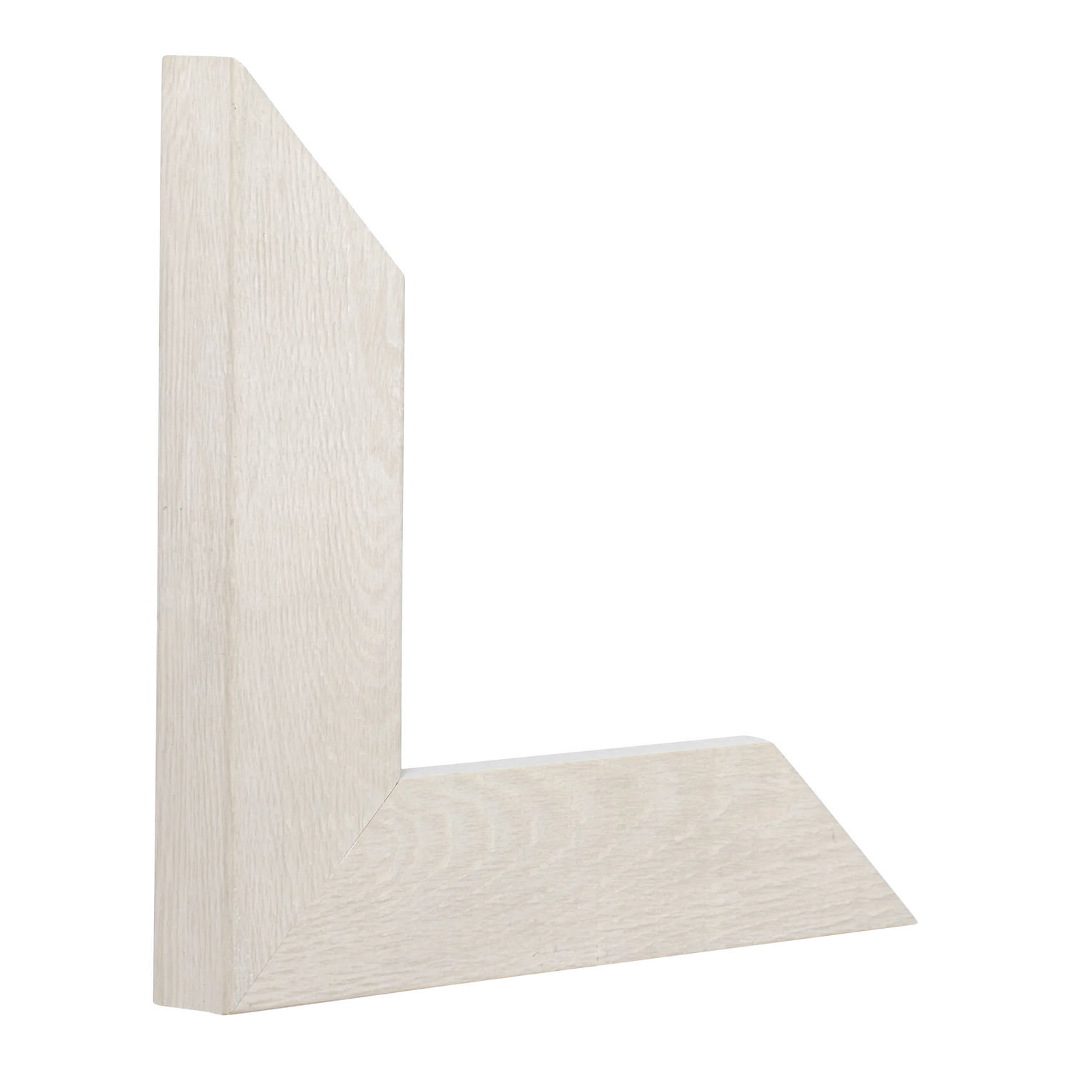 Vertical view of metro cream picture frame