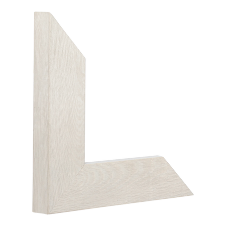 Vertical view of metro cream picture frame