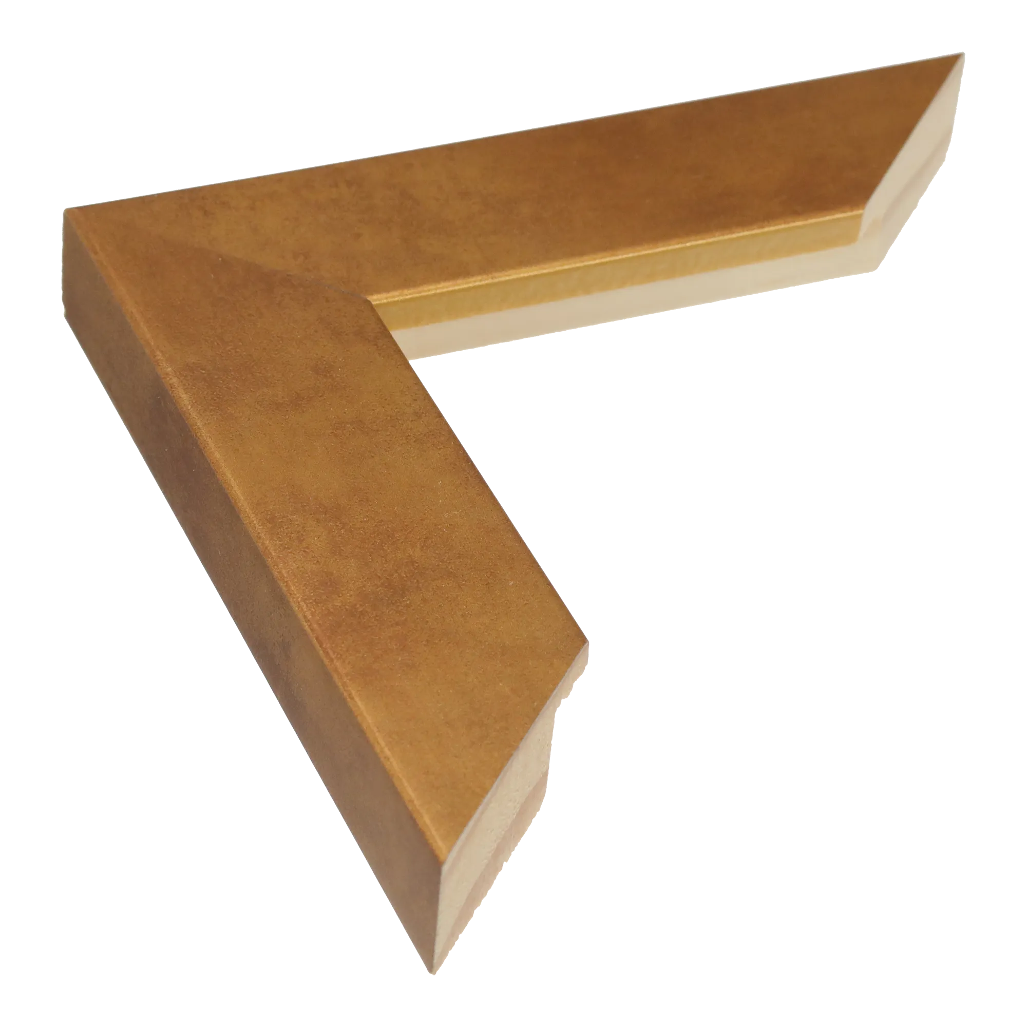 Metro in distressed gold picture frame