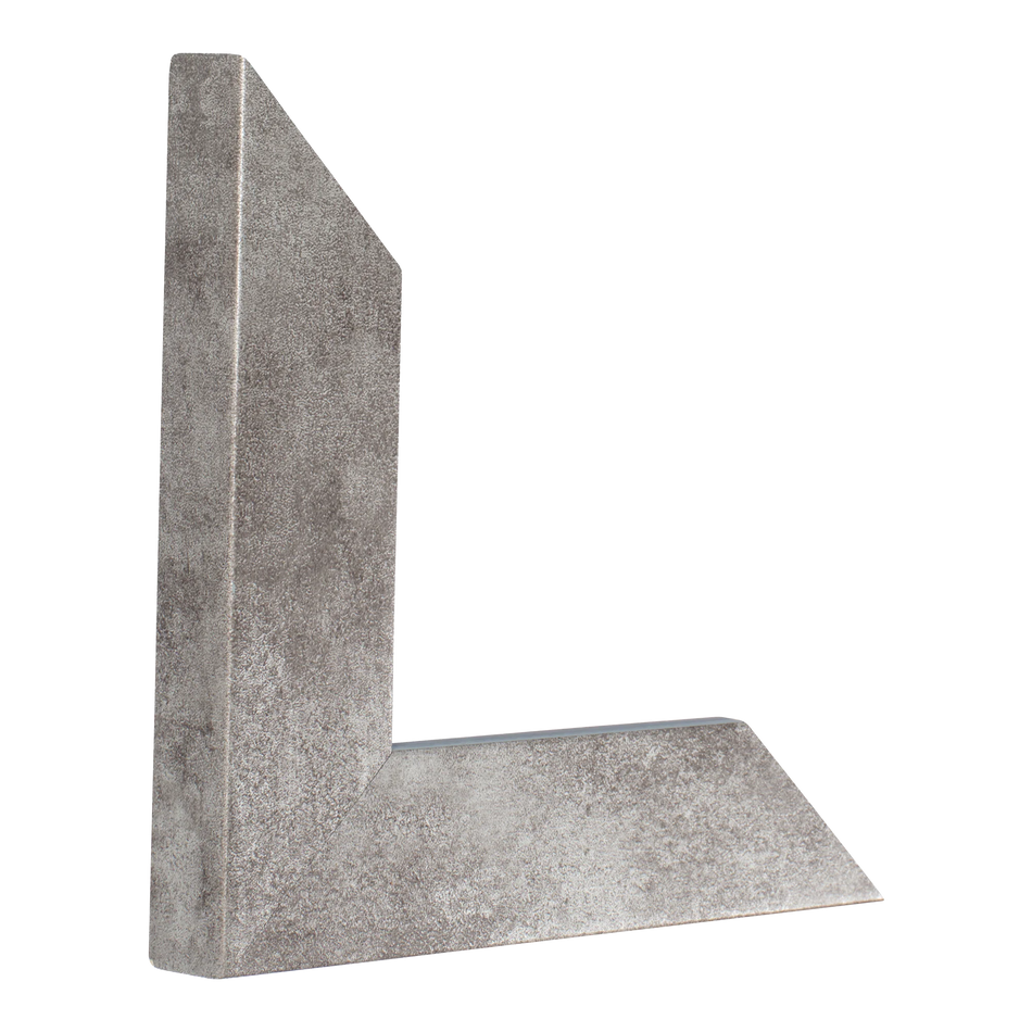 Vertical view of metro distressed silver picture frame