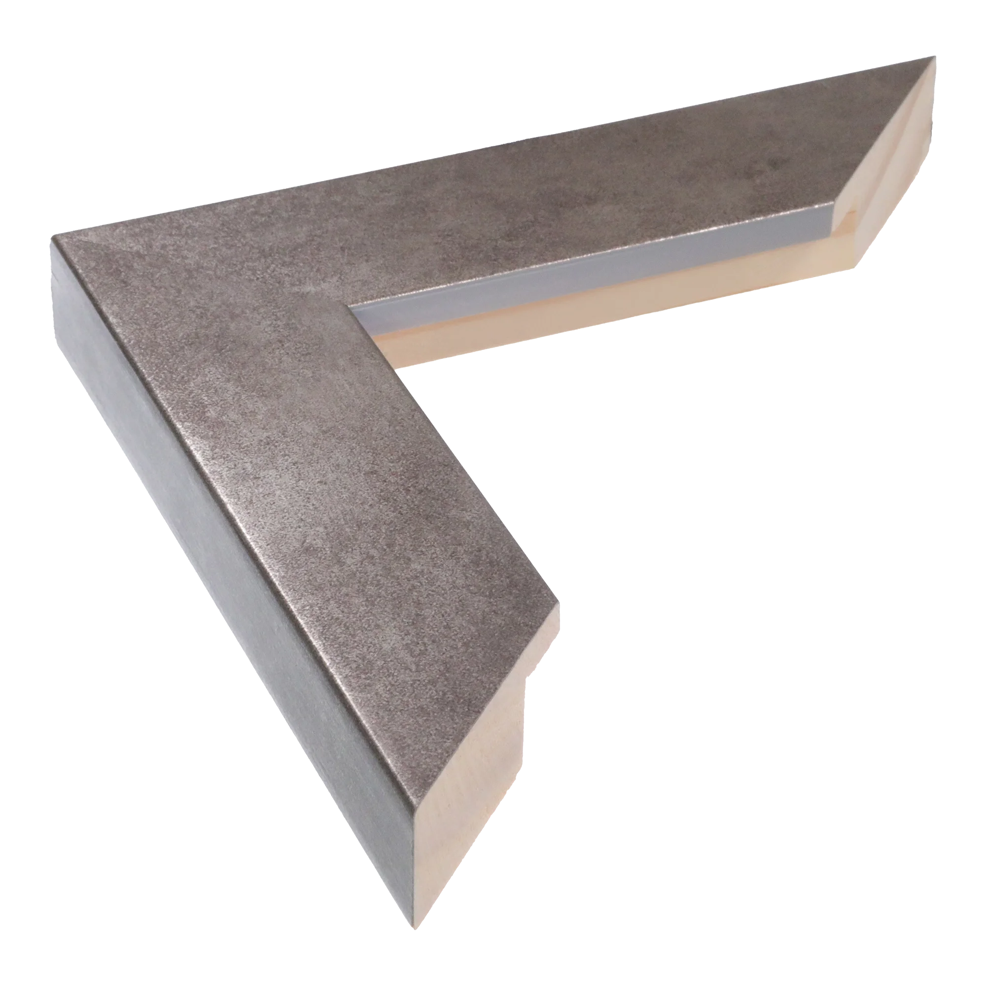 Metro in distressed silver picture frame