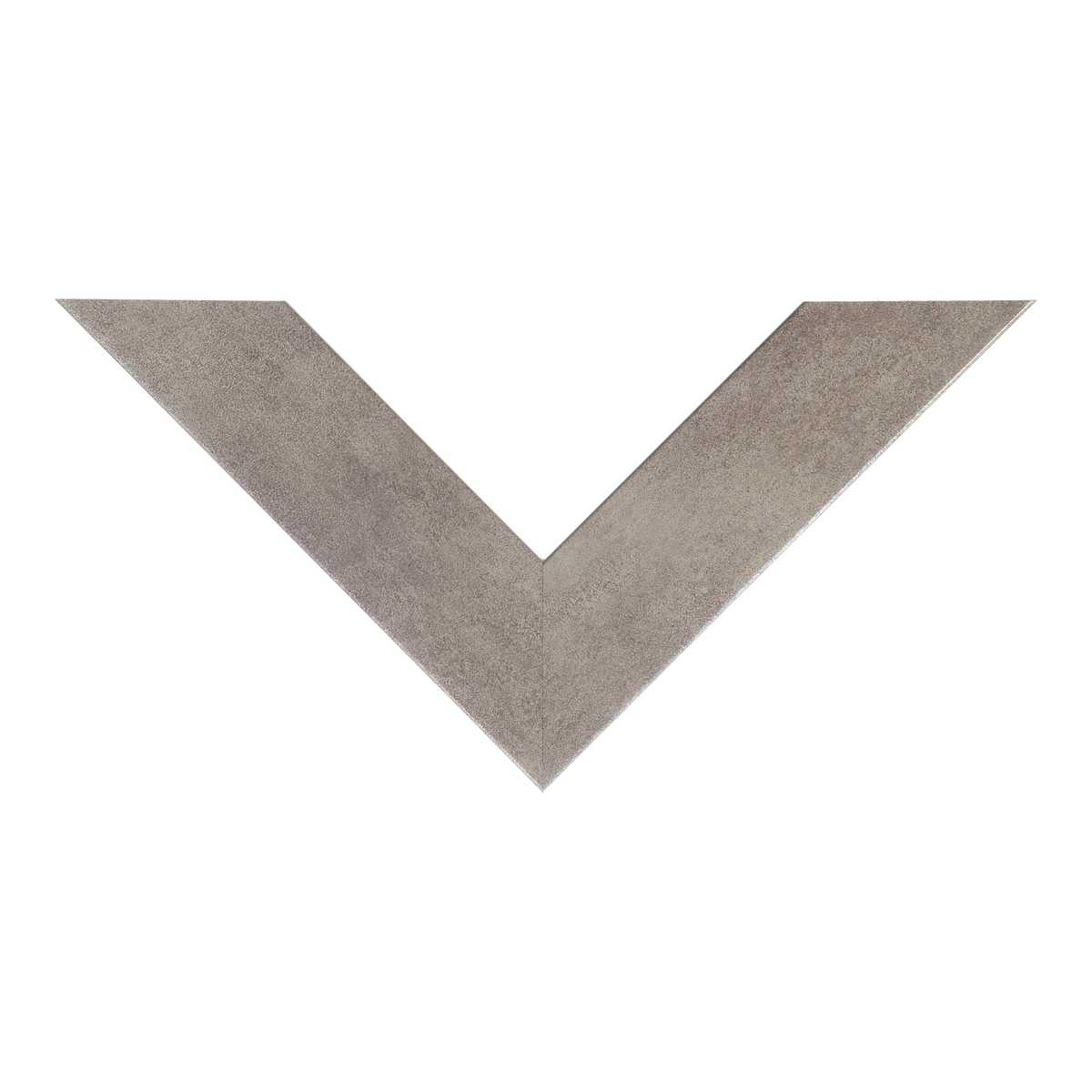 Top view of Metro picture frame in distressed silver