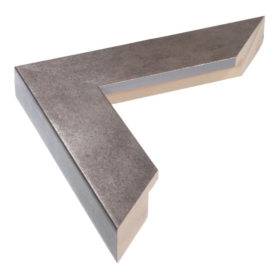 Metro in distressed silver picture frame