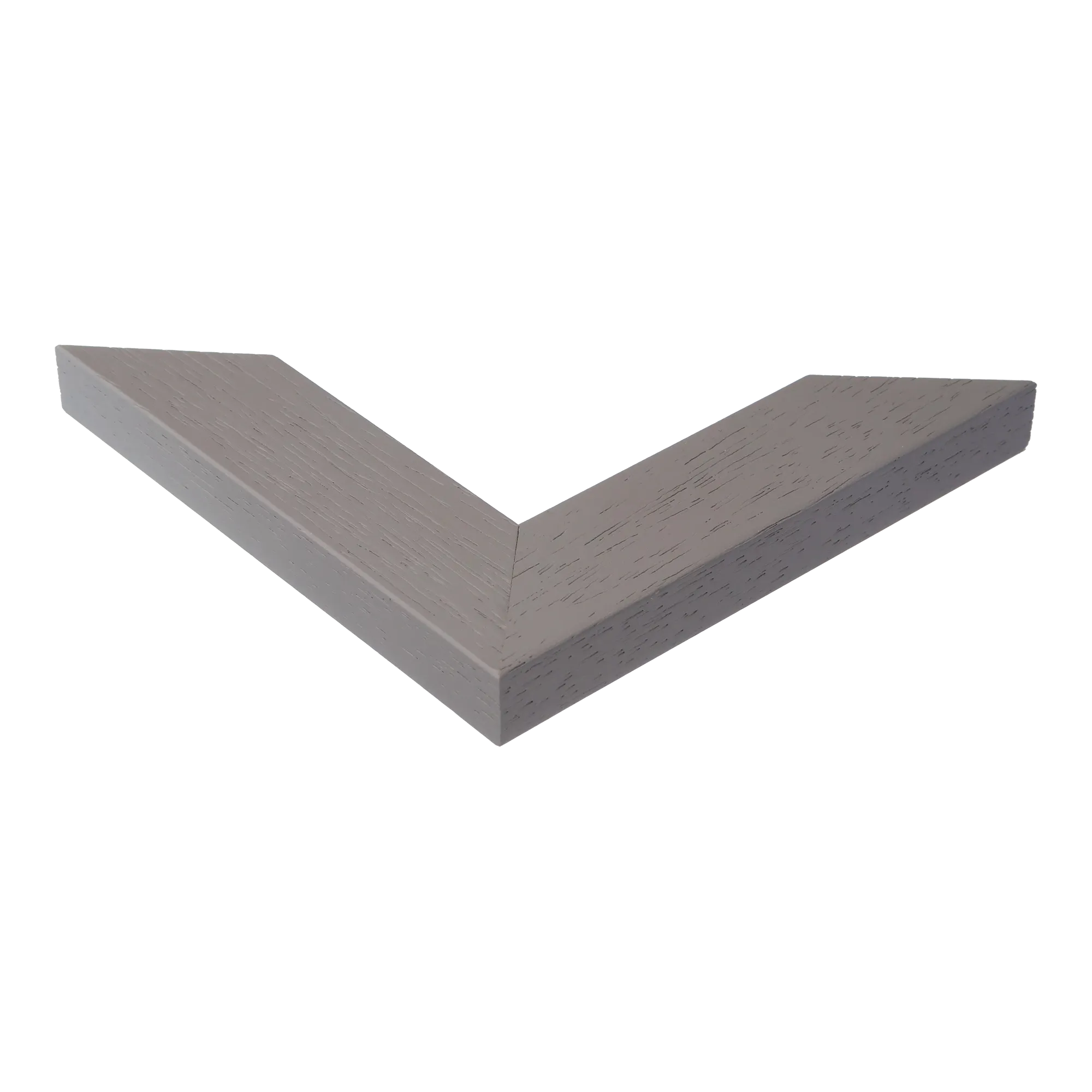 Corner view of Metro in grey grain picture frame