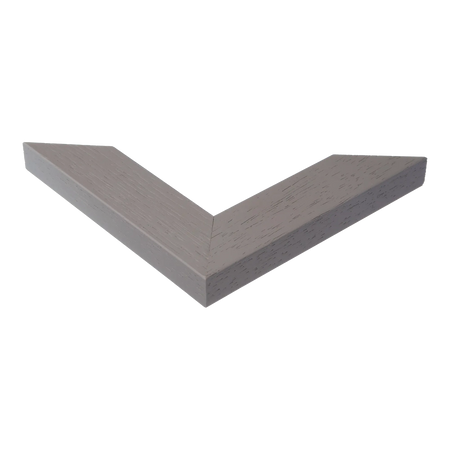 Corner view of Metro in grey grain picture frame