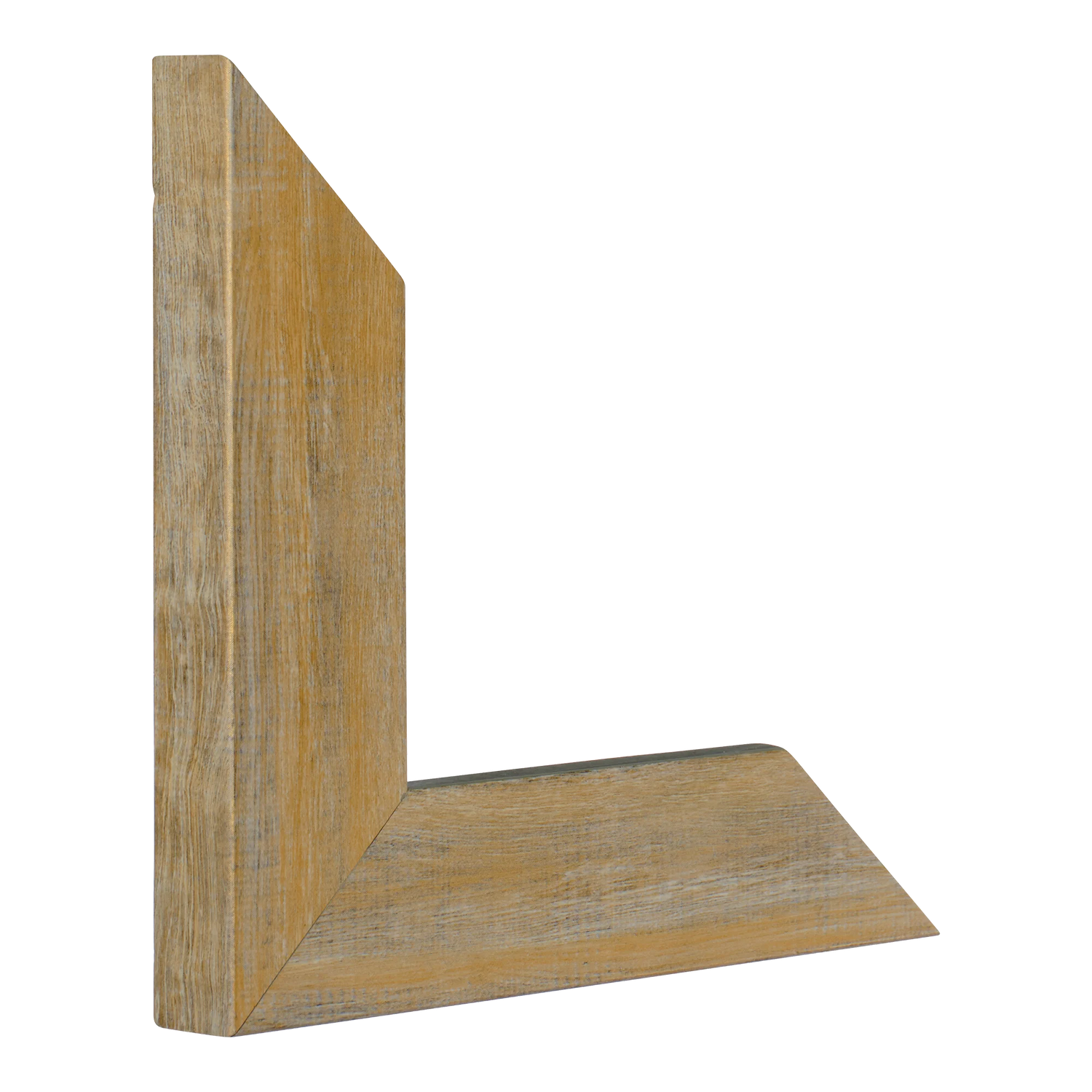 Vertical view of metro honey picture frame sample