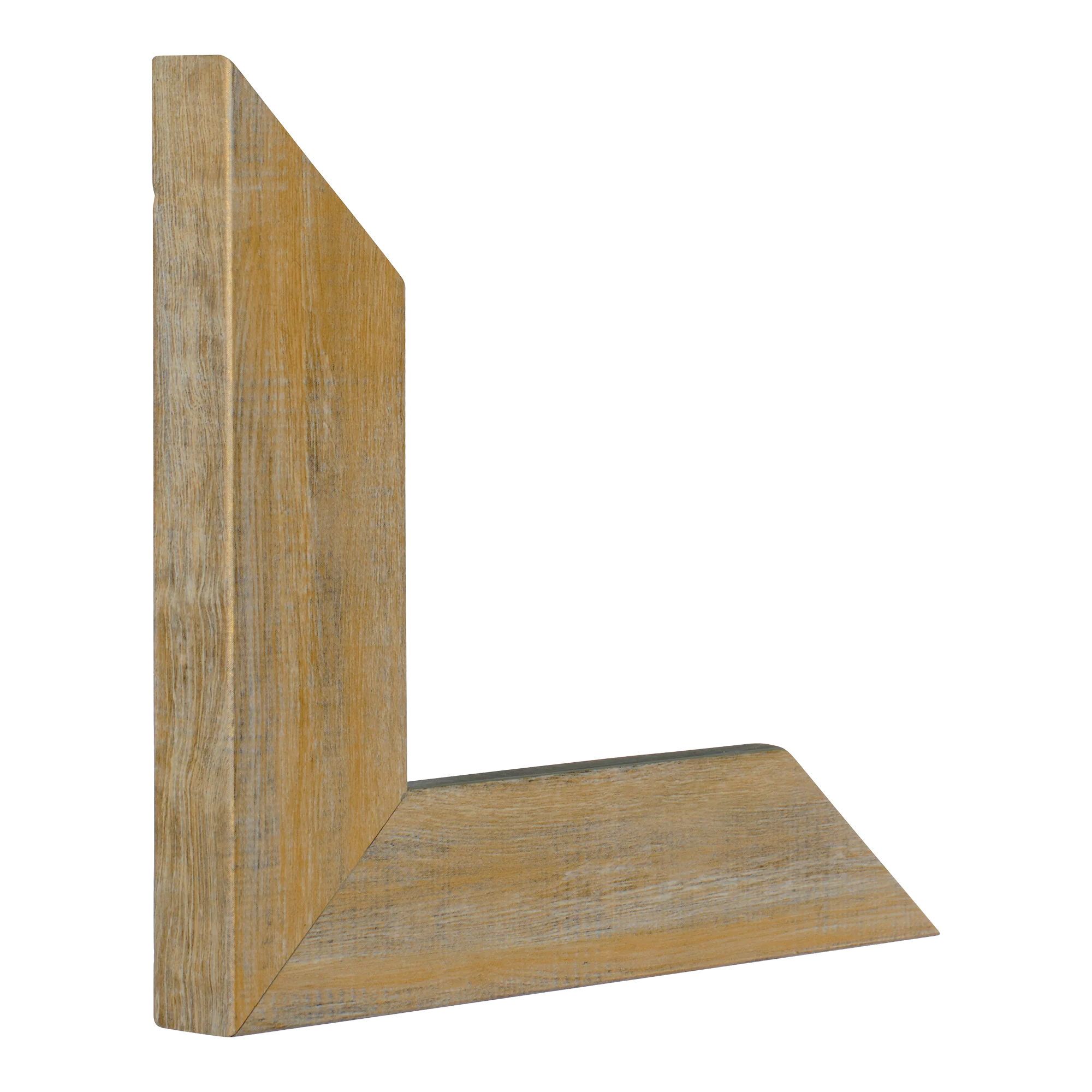 Vertical view of metro honey picture frame sample