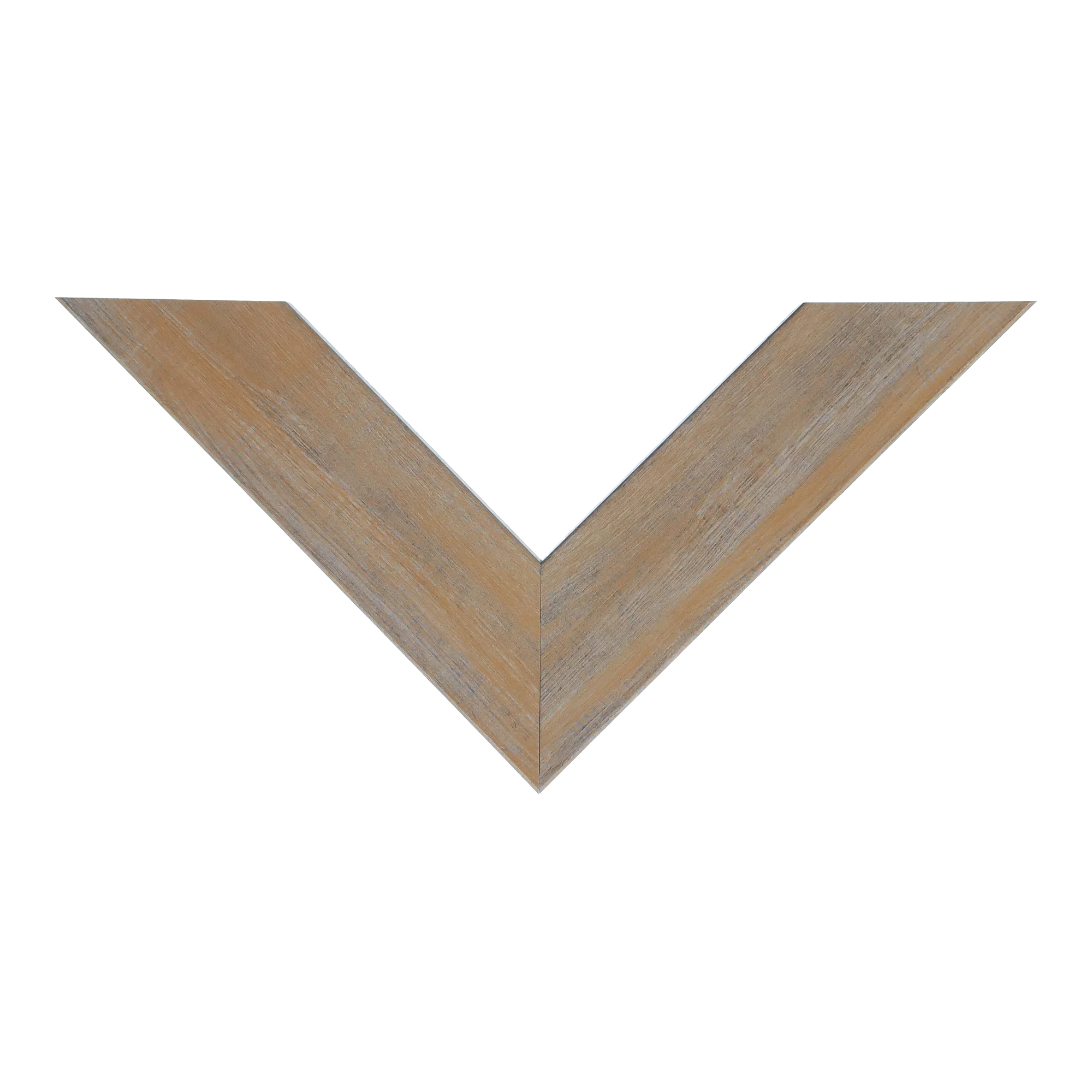 Top view of Metro picture frame in honey