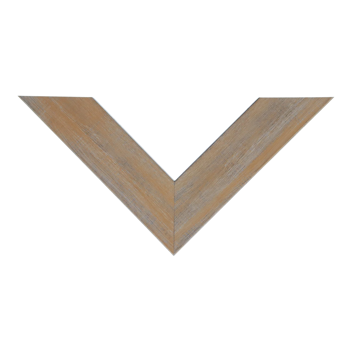 Top view of Metro picture frame in honey