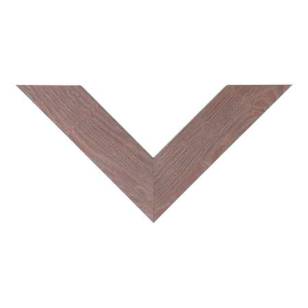 Top view of Metro picture frame in mink