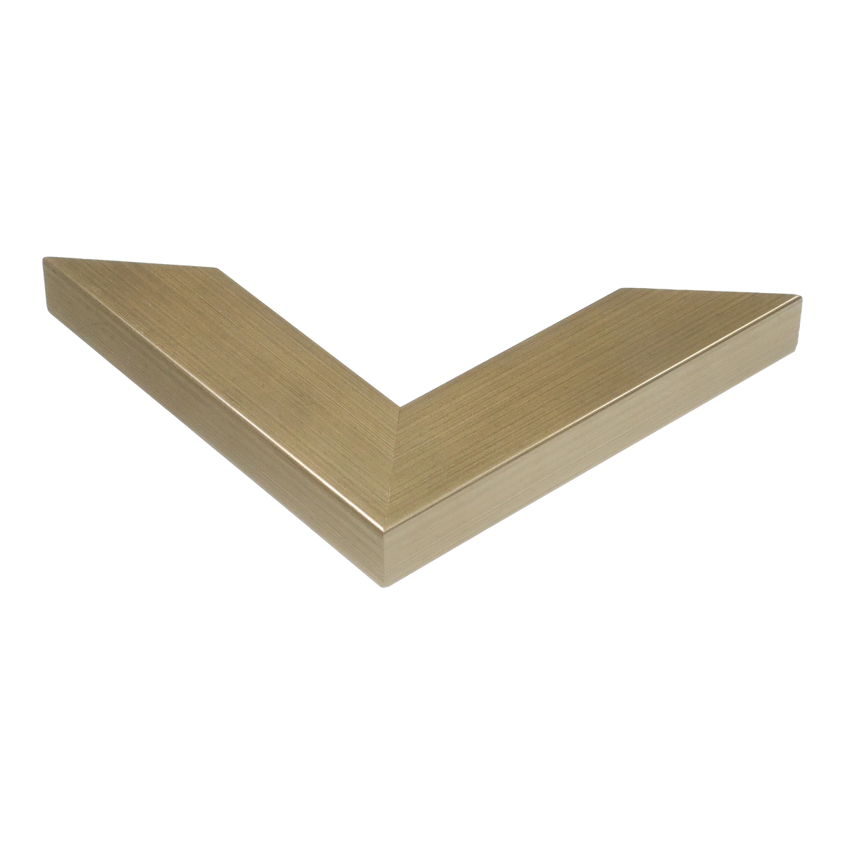 Corner view of Metro in soft gold picture frame