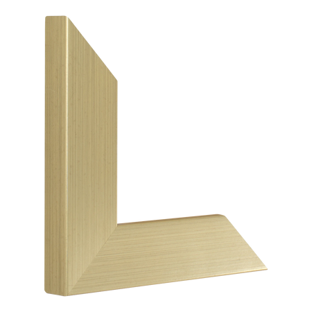 Metro in soft gold picture frame