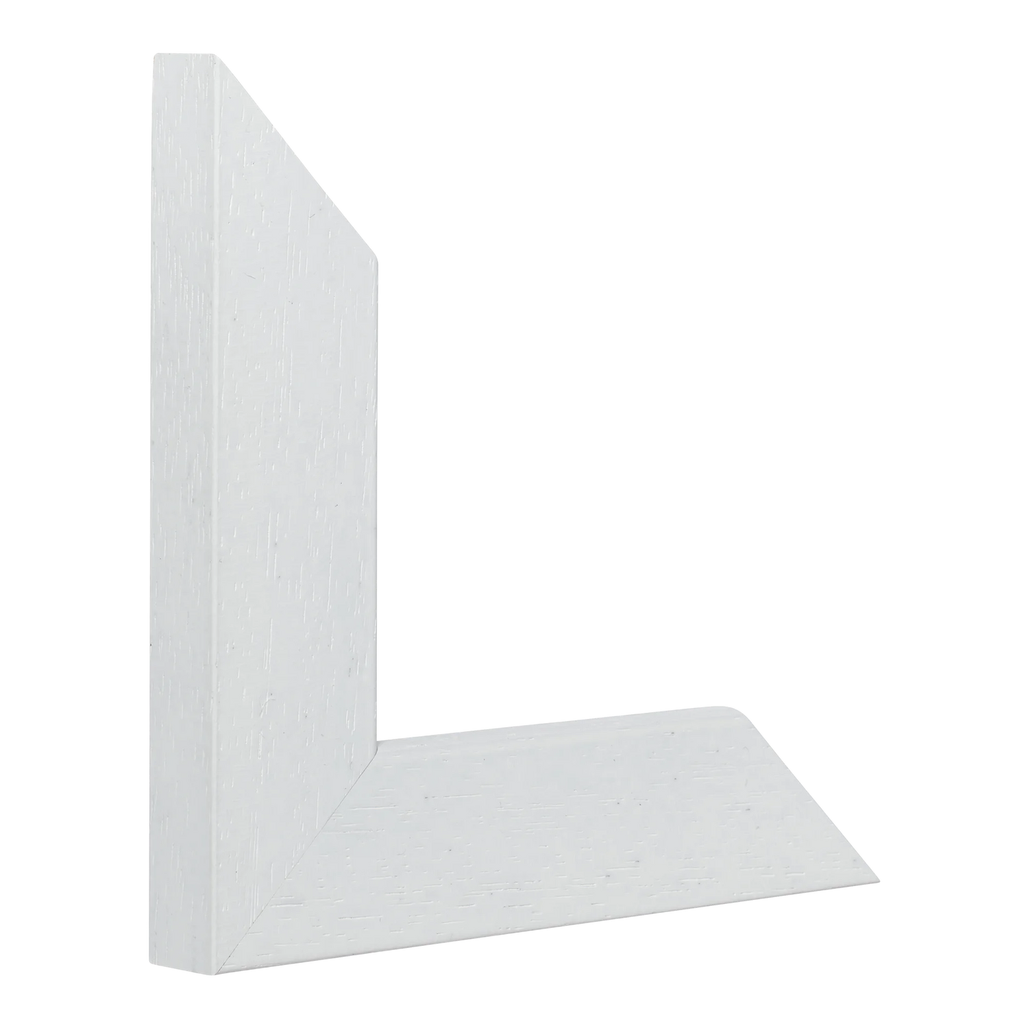 Metro in white grain picture frame