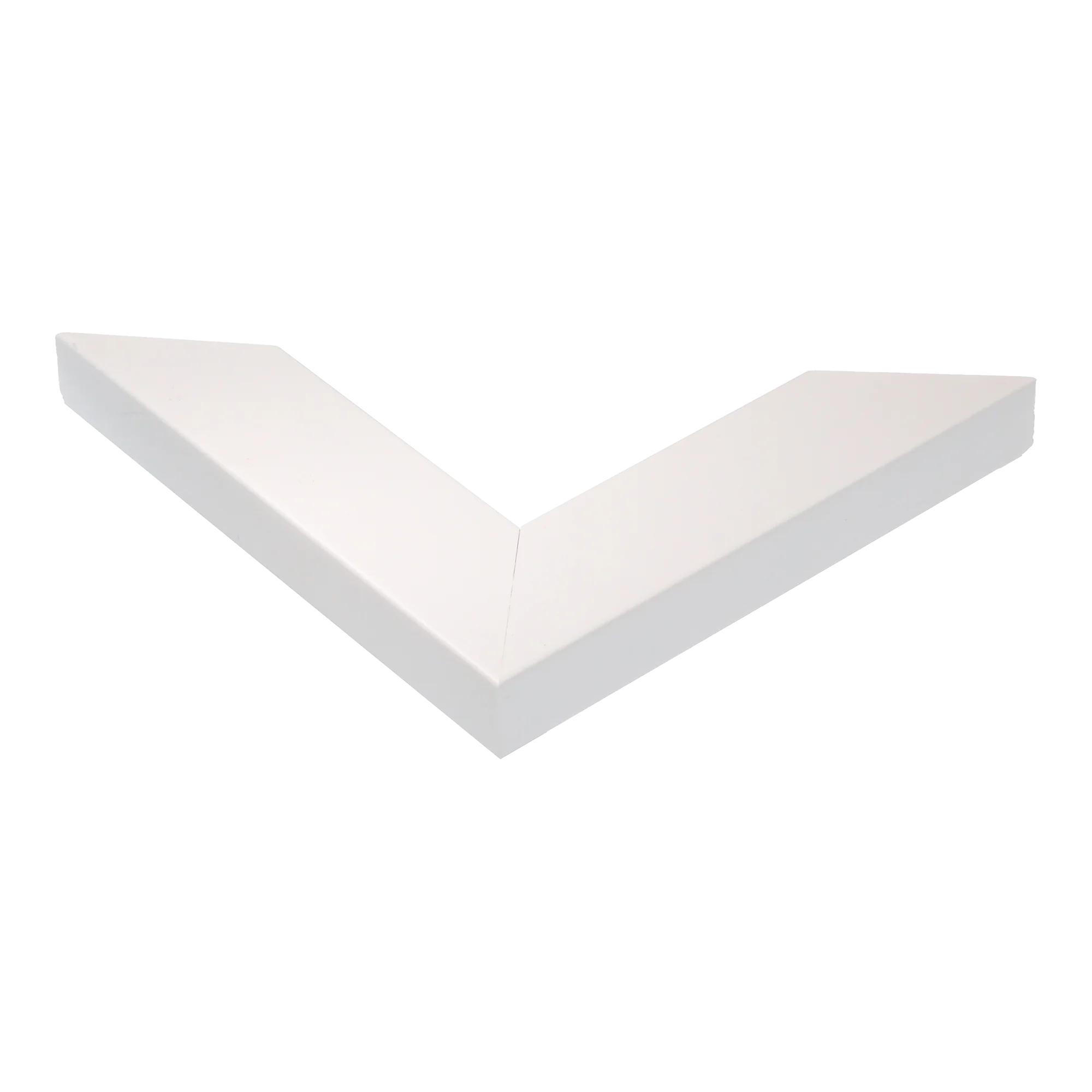 Corner view of Metro in white picture frame